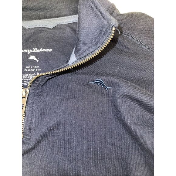 Tommy Bahama 1/4 Zip Reversible Pullover Sweatshirt Boys XL Blue - Picture 2 of 6